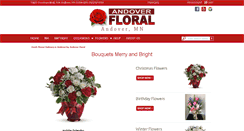 Desktop Screenshot of andoverfloral.com